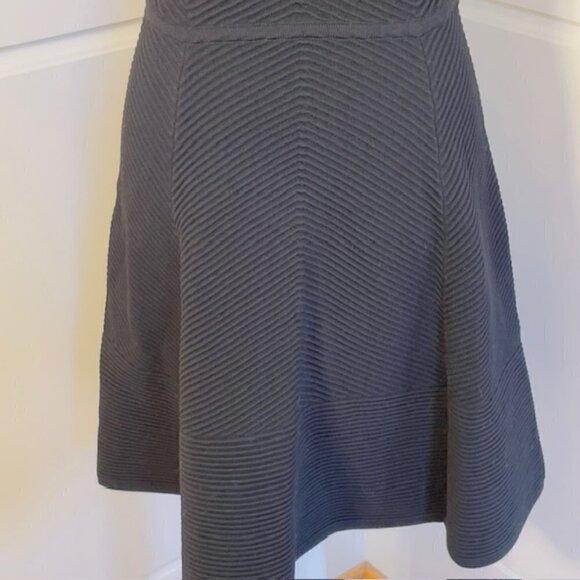 Ronny Kobo Torn LBD Ribbed Bandage Flare LBD Tank Dress Medium - Picture 4 of 7